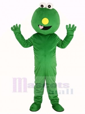 Sesame Street vert Monstre Elmo Mascotte Costume Dessin animé