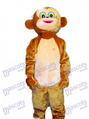 Costume adulte de mascotte de singe heureux Animal