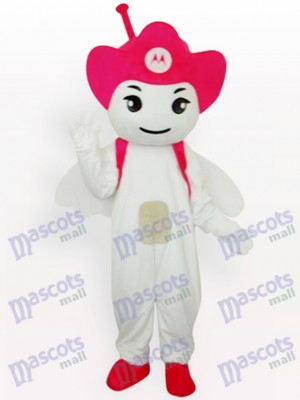 Costume de mascotte adulte Rose Moto Angel Party