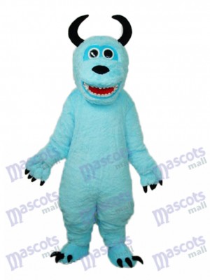 corail Velours Monsters Inc Bleu Sulley Mascotte Adulte Costume Dessin animé Anime