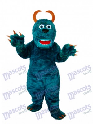 Foncé vert Sulley Monsters Inc Mascotte Adulte Costume Dessin animé Anime