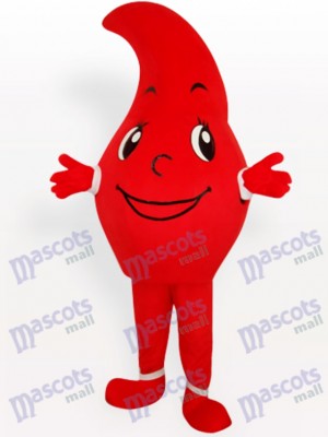 Costume de mascotte adulte rouge Waterdrop Party