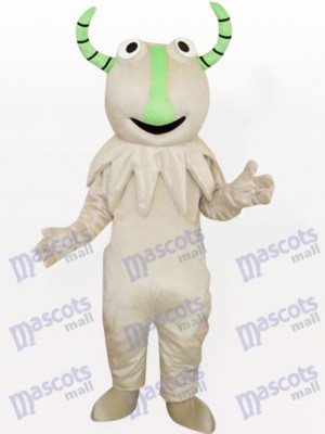 Costume de mascotte adulte gris Monster Party