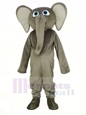 Gris l'éléphant Mascotte Costume Dessin animé