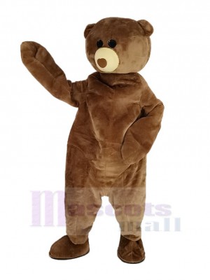 Mignon marron Ours Mascotte Costume