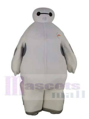 blanc Robot Big Hero 6 Baymax Mascotte Costume Dessin animé
