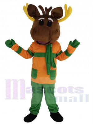 Cerf costume de mascotte