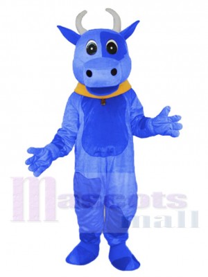 Belle vache bleue Mascotte Costume Animal
