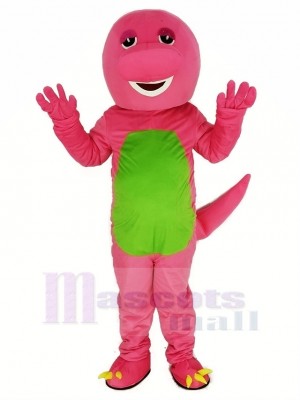 Rouge Barney Dinosaure Mascotte Costume Animal