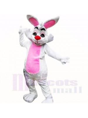 Souriant Des lunettes Pâques lapin Costumes De Mascotte Pas cher