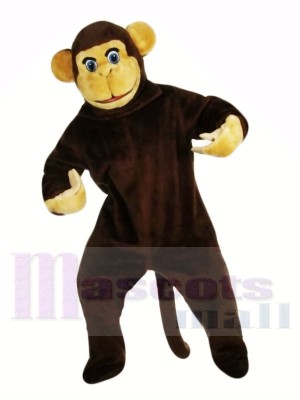 Curieuse marron Singe Mascotte Les costumes Animal