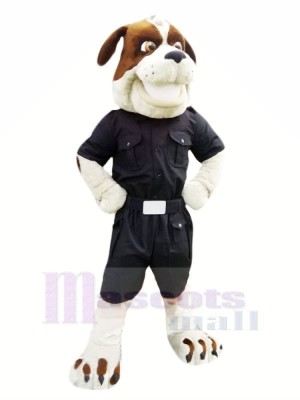 Fort Police Chien Mascotte Les costumes Dessin animé