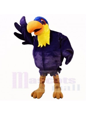 Toucan bleu mascotte costumes de bande dessinée