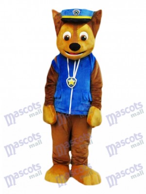 Paw Patrol Chase mascotte police de chien de berger allemand et Traffic Cop chiot