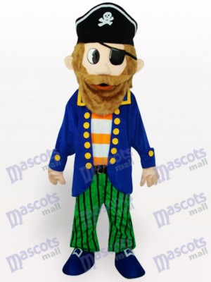 Costume de mascotte adulte Cartoon coloré de pirate