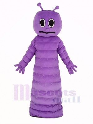 Violet Punaise chenille Insecte Mascotte Costume