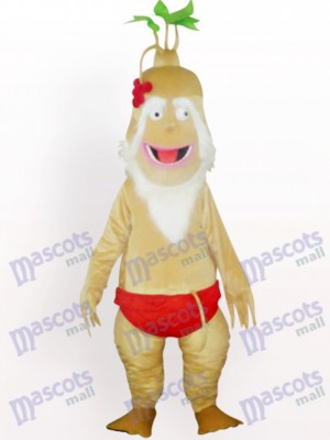 Costume de mascotte adulte vieille usine de ginseng