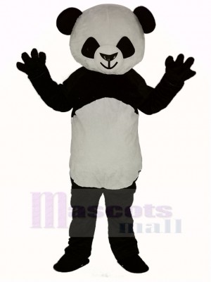 Mignonne Cheveux courts Panda Mascotte Costume
