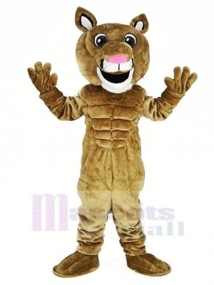 Montagne Lion Mascotte Costume Gens