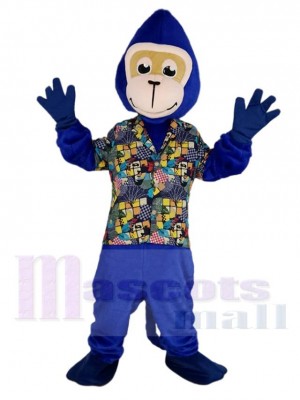 Gorille Singe dans Floral La chemise Mascotte Costume