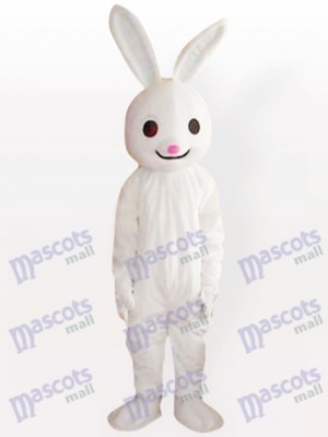 Costume de mascotte d'animal adulte de lapin rose de lapin de rose