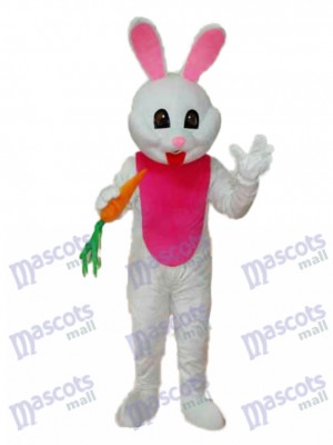 Lapin de Pâques avec mascotte de carotte Costume adulte Animal