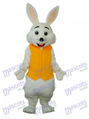 Gilet jaune de Pâques Mascotte de lapin Costume adulte Animal
