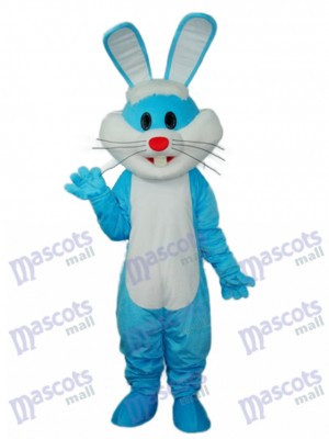 Déguisement de mascotte de lapin bleu de Pâques Animal