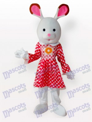 Costume de mascotte adulte de lapin de Pâques