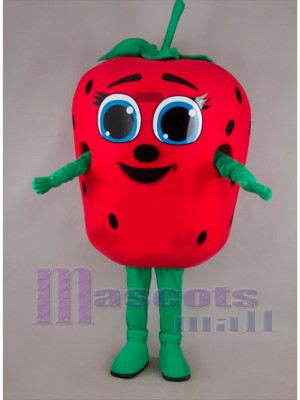 Fraise costume de mascotte