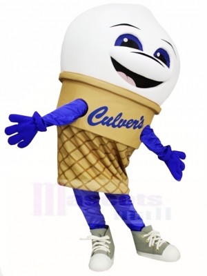 Qualité supérieure Crème glacée Costume de mascotte