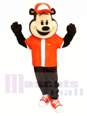 sport École Ours Costume de mascotte