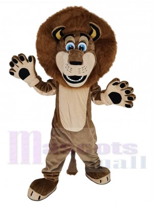 Mignonne Alex le Lion Costume de mascotte Animal