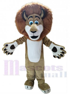 alex le lion Mascotte Costume Pour les têtes de mascotte adultes
