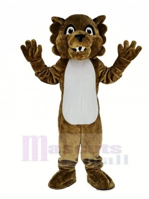 marron Puma Pattes Mascotte Costume Animal