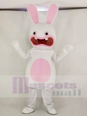 Marrant Rayman Délirant lapin Mascotte Costume Dessin animé