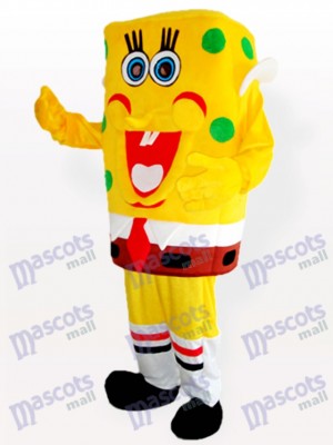 Costume de mascotte adulte garçon spongebob jaune