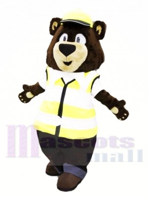 Carl Bear Social Worker Mascot Cotsumes Bear