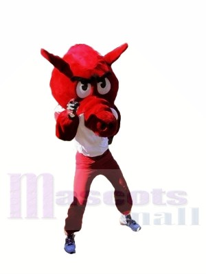 Rouge Razorbacks Mascotte Les costumes Animal