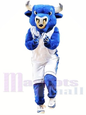 Université Blue Bull Costumes De Mascotte