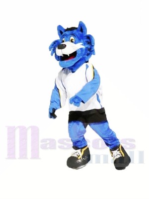 Tigre fourrure bleu Costumes De Mascotte