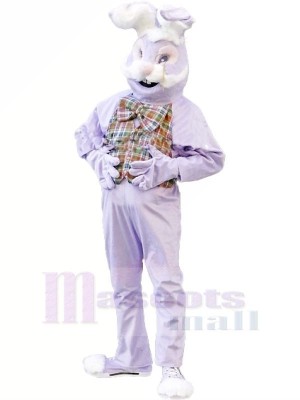 Violet lapin Mascotte Costume Dessin animé