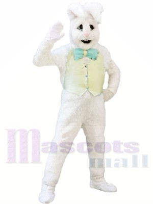 Blanc lapin Adulte Mascotte Les costumes Animal