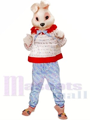 Mignonne Rose lapin Costumes De Mascotte