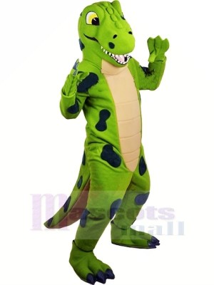 Drôle vert Dinosaure Mascotte Les costumes Animal