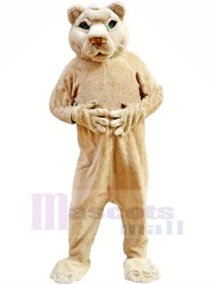 Tan Lion Mascotte Les costumes Adulte