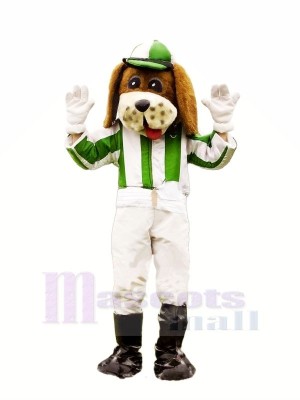 Haute Qualité Football Chien Mascotte Les costumes Dessin animé