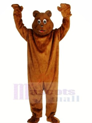 Réaliste marron Ours Mascotte Les costumes Adulte