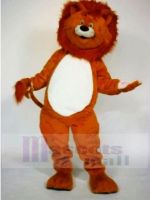 réaliste mignon Lion mascotte costumes dessin animé