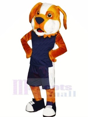 Puissance Sportif Chien Mascotte Les costumes Dessin animé